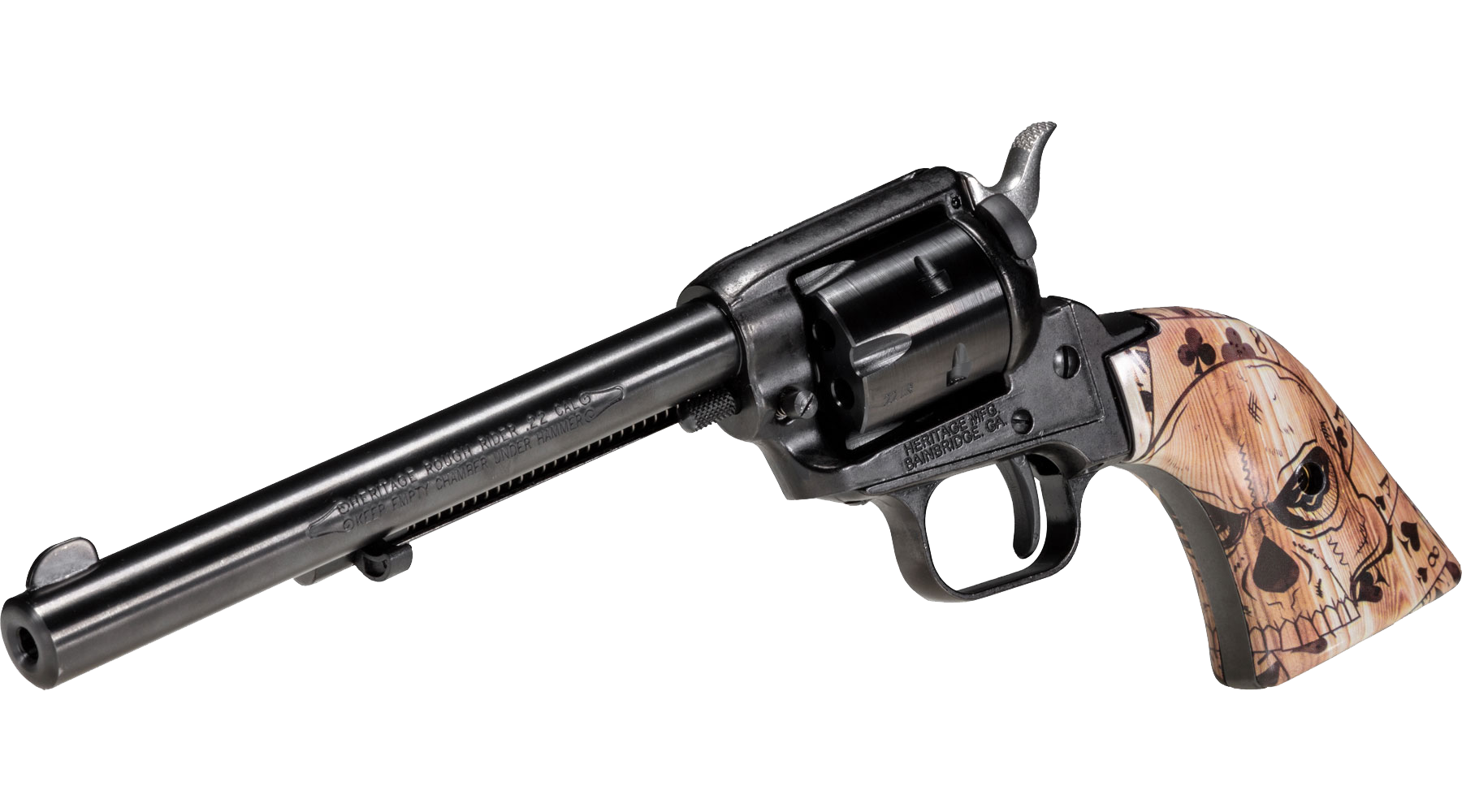 6.5" Rough Rider® .22 LR Black Standard Dead Man's Hand 