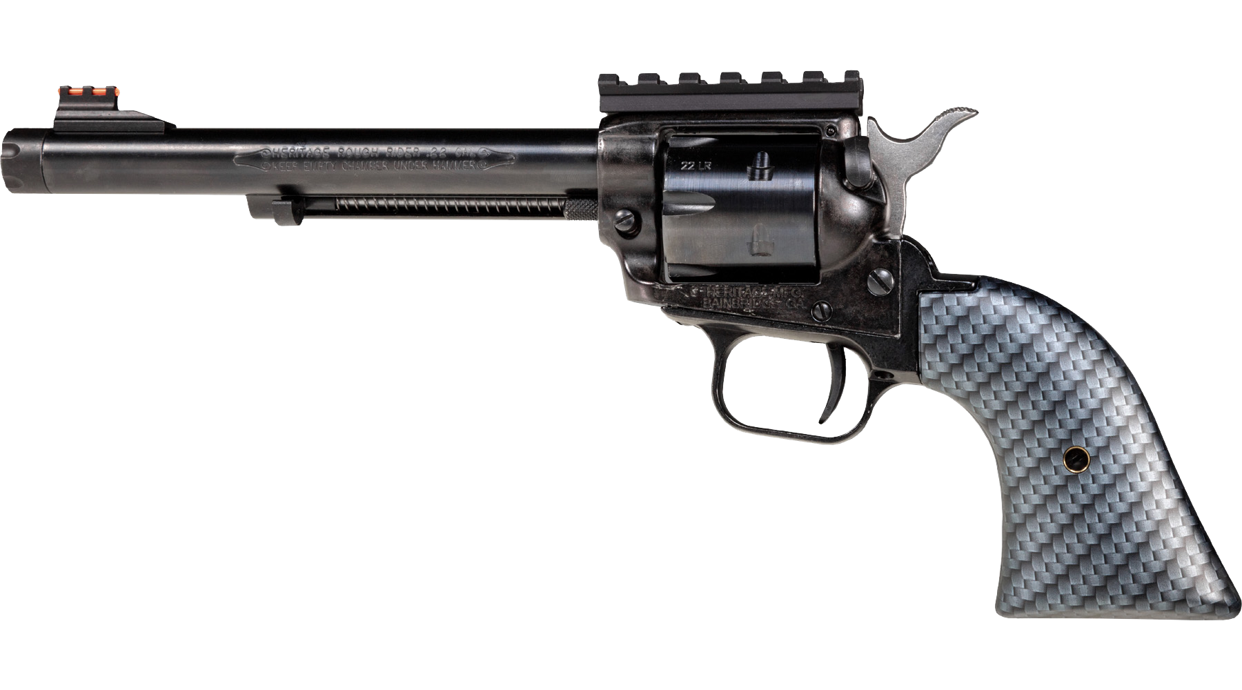 6.5" Rough Rider® .22 LR Black Tactical Cowboy