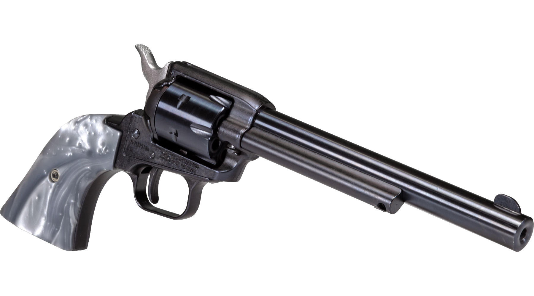 6.5" Rough Rider® .22 LR Black Standard Altamont® Gray Pearl 