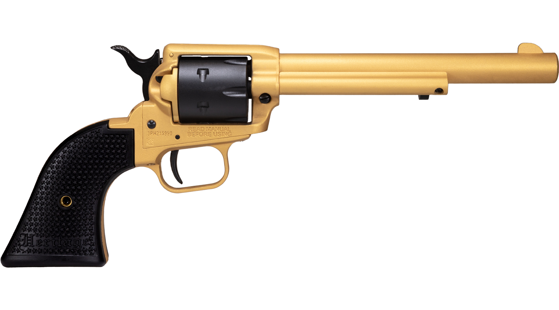 6.55" Rough Rider® .22 LR  Cerakote Gold