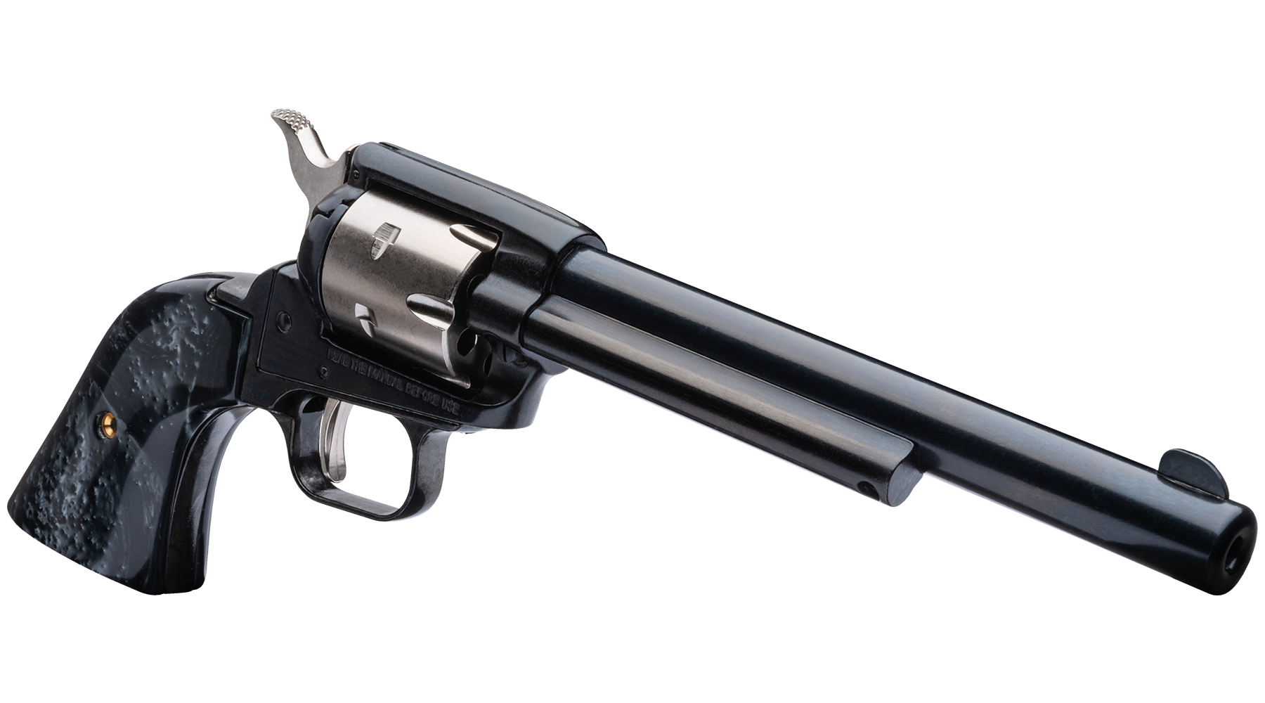 6.5" Rough Rider® .22 LR Two-Tone Black Pearl