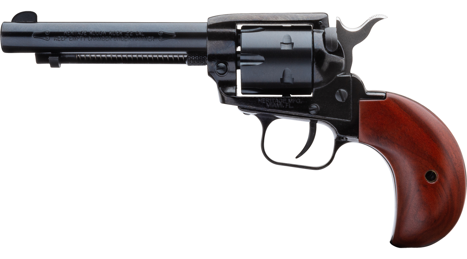 4.75" Rough Rider® .22 LR / .22 WMR Black Standard Cocobolo BH