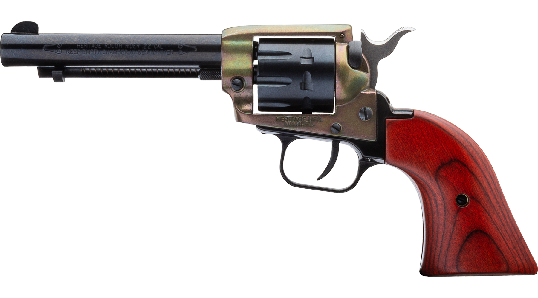 4.75" Rough Rider® .22 LR Simulated Case Hardened Cocobolo